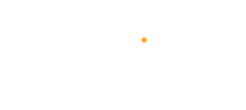 A single small orange dot is positioned slightly above and to the right of the center of a plain white background. Clarisight.com
